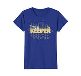 Bee t shirt I'm a Keeper funny beekeeper tee