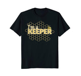 Bee t shirt I'm a Keeper funny beekeeper tee