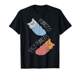 PURRITO BURRITO CAT Shirt, Funny Food Cats Lover T Shirt