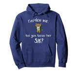 Are you Aaron Purr Sir? Funny Cat Hoodie Hooded Sweatshirt