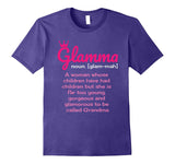 Glamma Funny Definition Shirt, Gift for Grandma