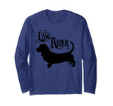 Basset Hound Low Rider Funny Long Sleeve T-Shirt
