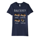 Beagle Security T Shirt Funny Beagle Tee Shirt