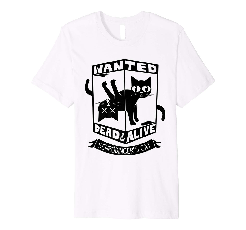 Cat lover t-shirt schrodingers cat t-shirt funny cat t-shirt