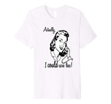 Actually I COULD Care Less Funny Sarcastic Graphic T Shirt