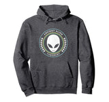 Ancient Alien Theorist Alien Head Funny Hoodie