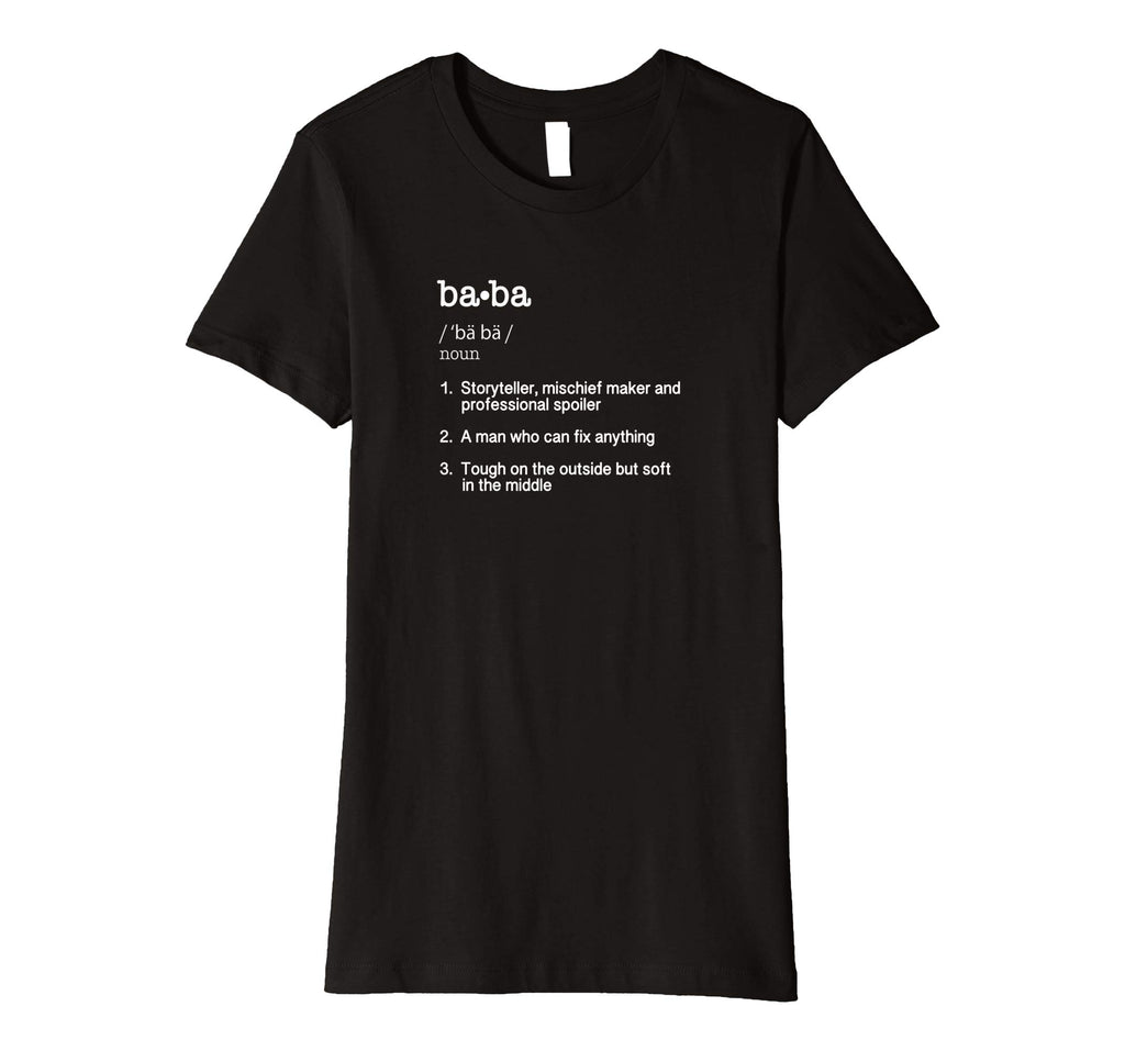 Baba Definition T Shirt - Funny Cool Present Gift Tee