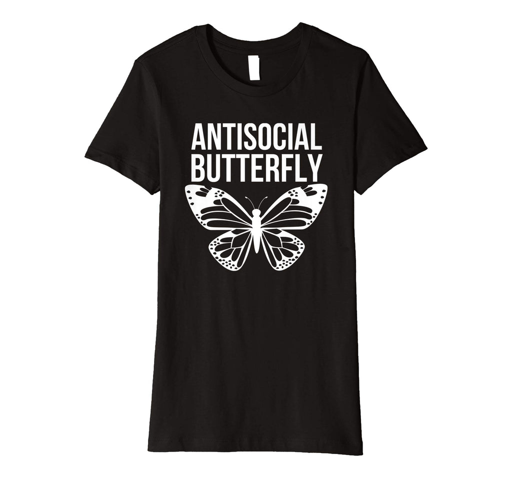 Antisocial Butterfly Funny Introverted Premium Shirt