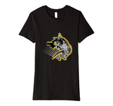 Bad Gun Kitty Cat Funny T-Shirt Cute Cat Lover Gift