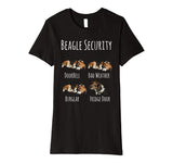 Beagle Security T Shirt Funny Beagle Tee Shirt