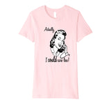Actually I COULD Care Less Funny Sarcastic Graphic T Shirt