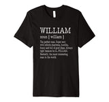 Adult Definition - First Name William Men T-Shirt Funny