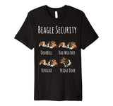 Beagle Security T Shirt Funny Beagle Tee Shirt