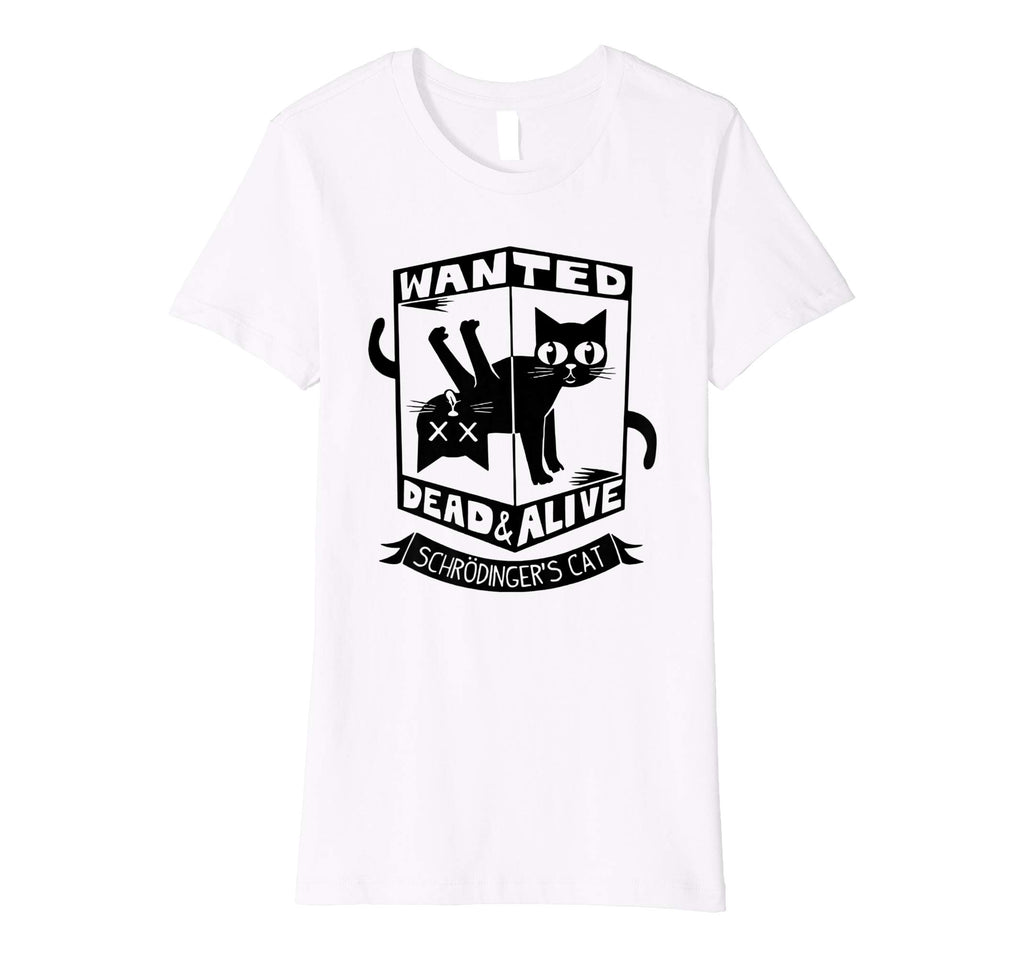Cat lover t-shirt schrodingers cat t-shirt funny cat t-shirt