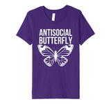 Antisocial Butterfly Funny Introverted Premium Shirt