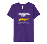 Funny Trombone Girl Shirt Cute Marching Band Cool Gift