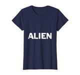 Alien Lazy Halloween Costume Funny T Shirt