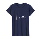 Heartbeat Swimming T-Shirt Funny swimming shirt