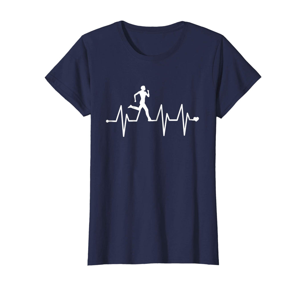 Athletics Heartbeat Pulse Shirt - Funny Running T-Shirt