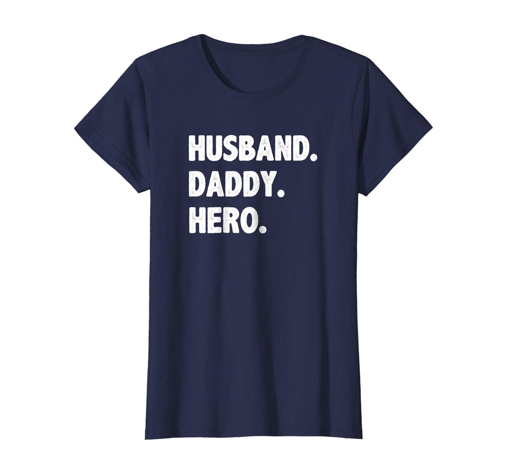 HUSBAND DADDY HERO Shirt Cute Funny Fathers Day Gift