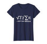 I Ate Sum Pi Math Equation Shirt Funny Math Teacher Gift