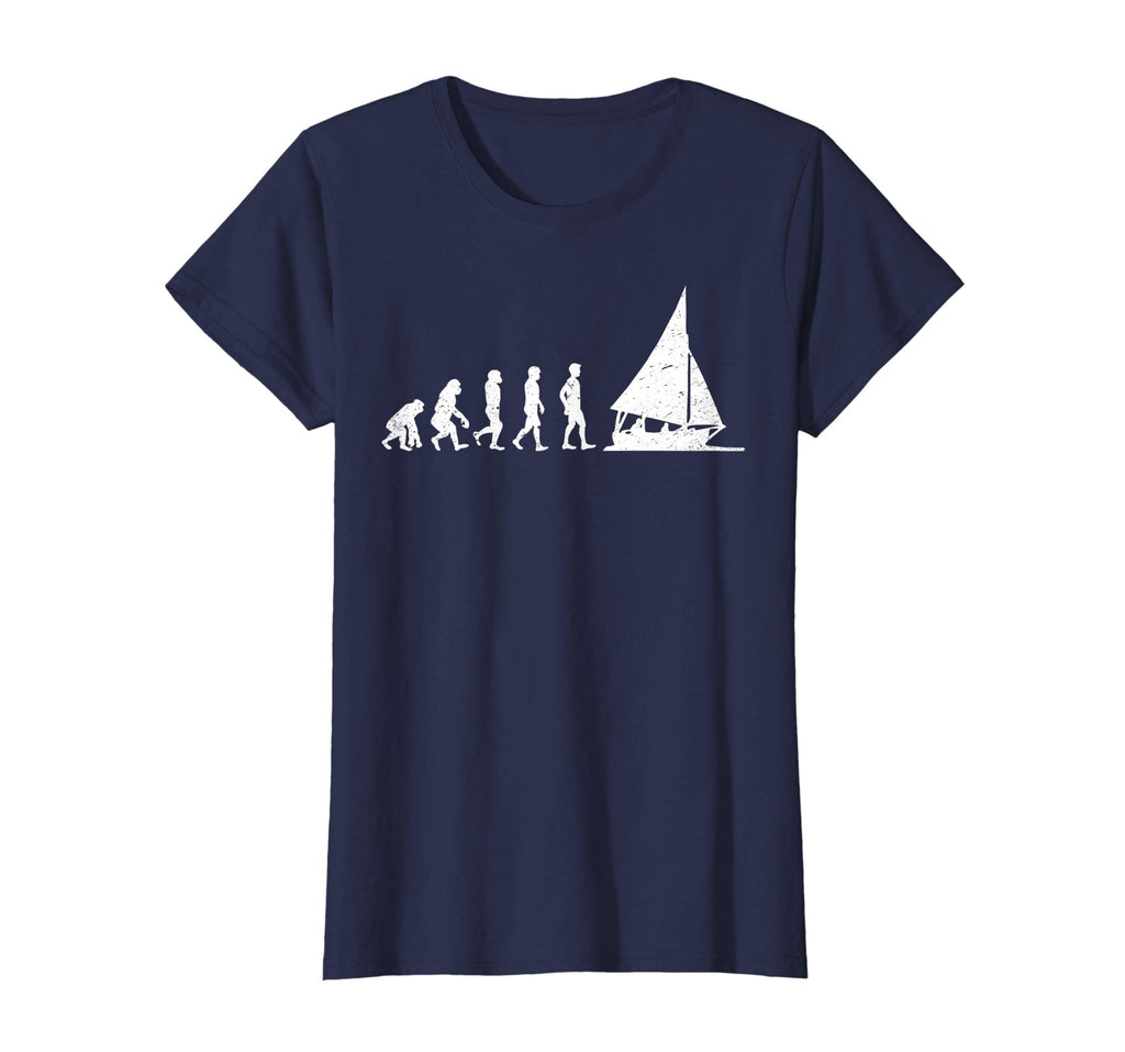 &quot;Evolution of the Sailor&quot; Funny Sailing Evolution T-shirt