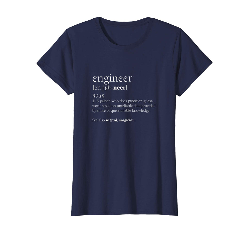 Engineer Definition T Shirt, Funny Engineering Gift