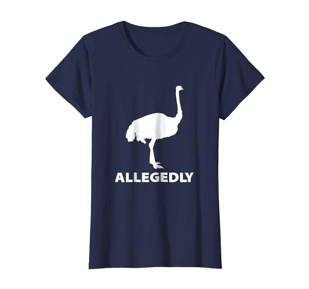 Allegedly Ostrich Flightless Bird Funny T-Shirt