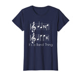 Band Geek Music Notes Spelling Funny T-Shirt for Musicians