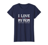 I Love My Mom T-shirt Funny Teenager Gift Teen Boy Gamer
