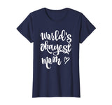 Funny World's Okayest Mom Quotes Graphic T-shirt