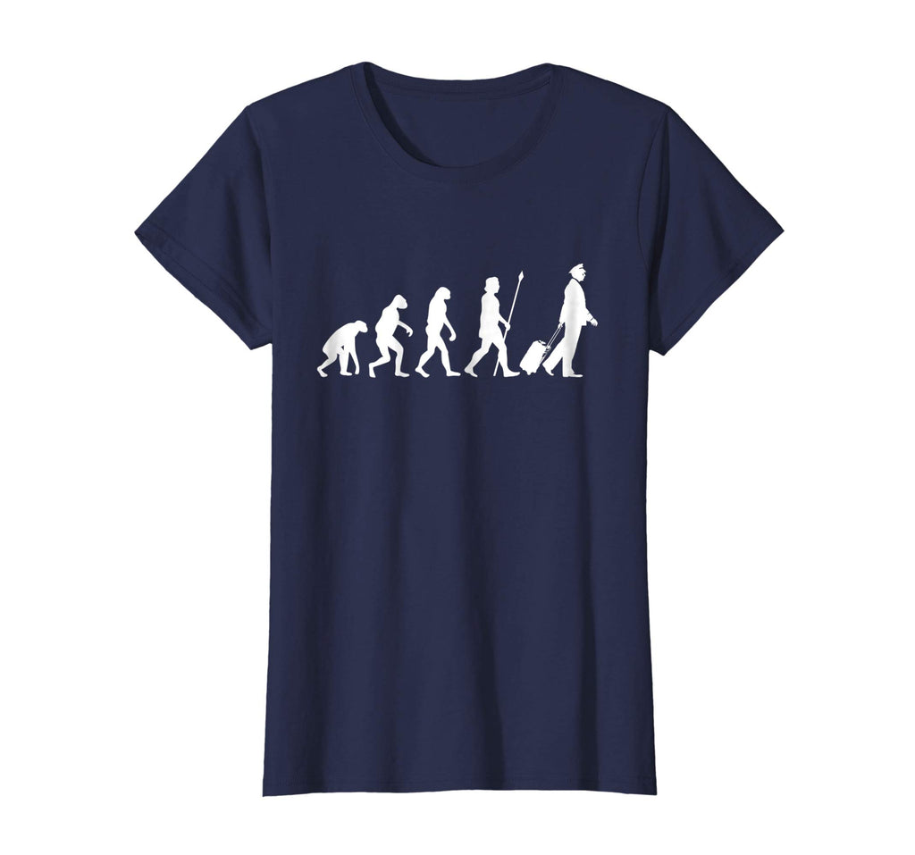 Funny Pilot Gift T-Shirt Evolution Of Flying Shirt Aviation