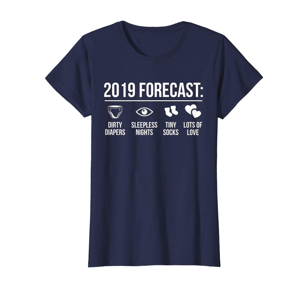 Funny New Dad Mom T-Shirt for Expecting Baby Announcment