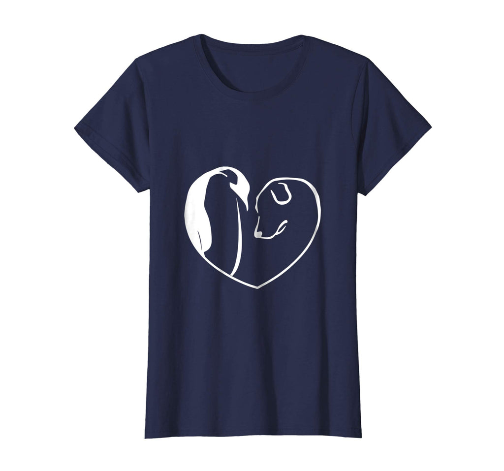 Easily Distracted By Penguins And Dogs Funny T-Shirt