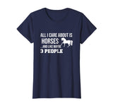 Funny Cute Horse Shirt Gift Men Women Teens
