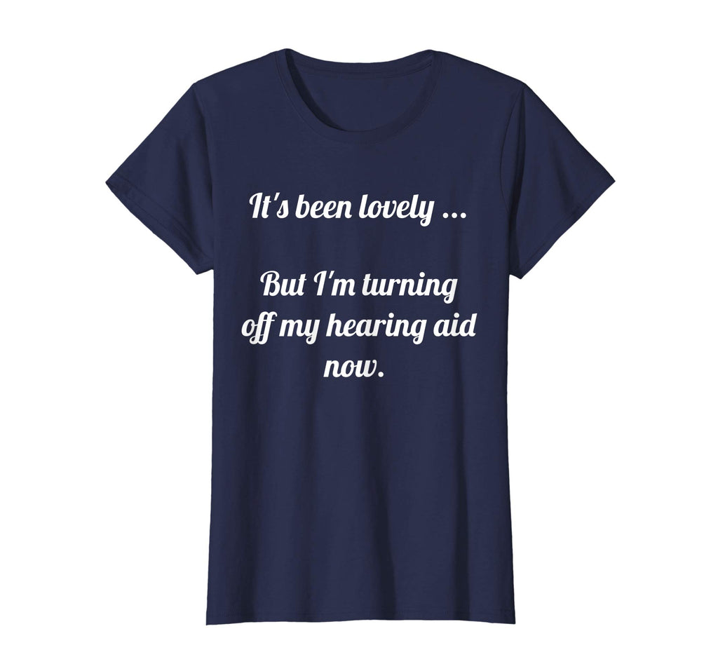 ASL Deaf Funny hearing Aid t-shirt