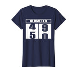 Oldmeter 50 T-Shirt 50th Birthday Gift Funny