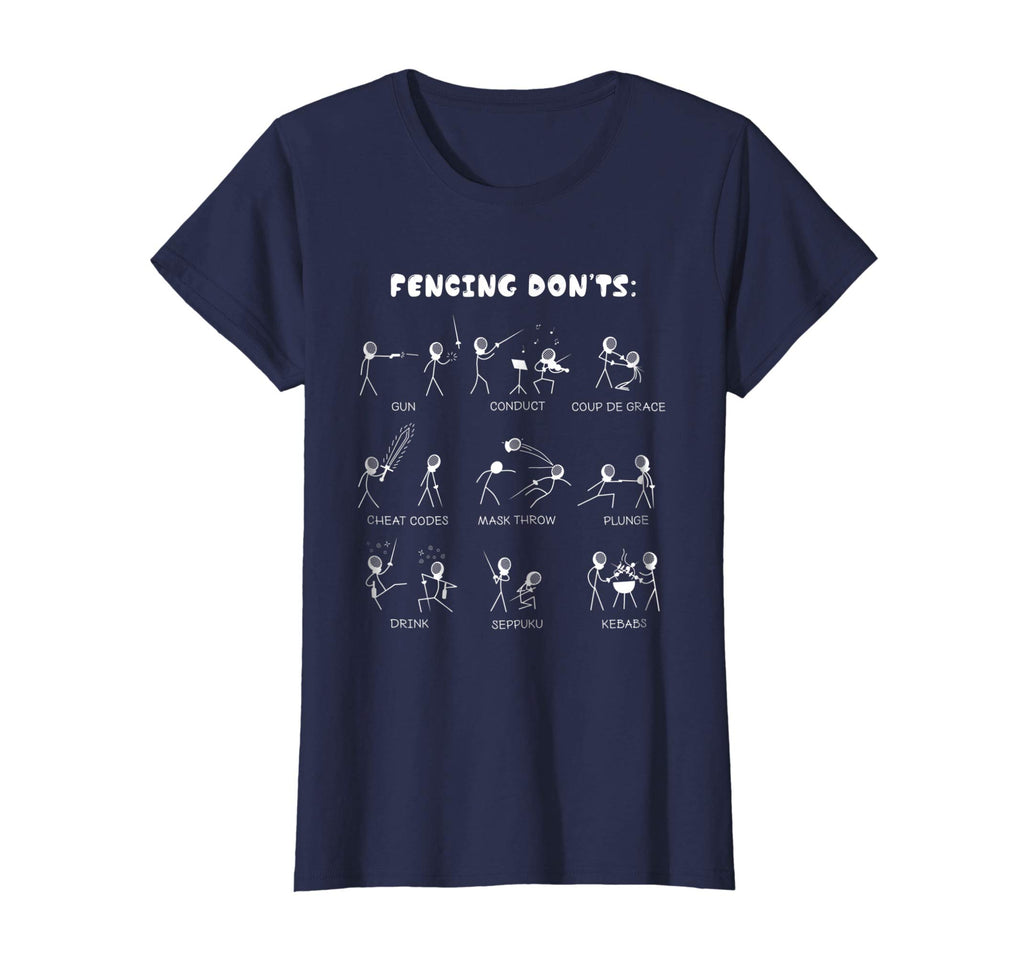 Fencing Funny T-Shirt - Don't Cartoon Tee &amp; Gift