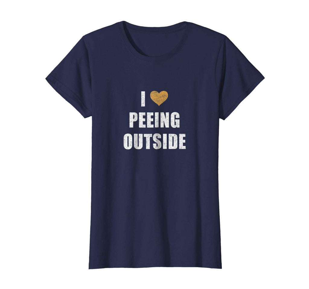 I Love Peeing Outside Shirt Funny Hiking Camping Outdoors