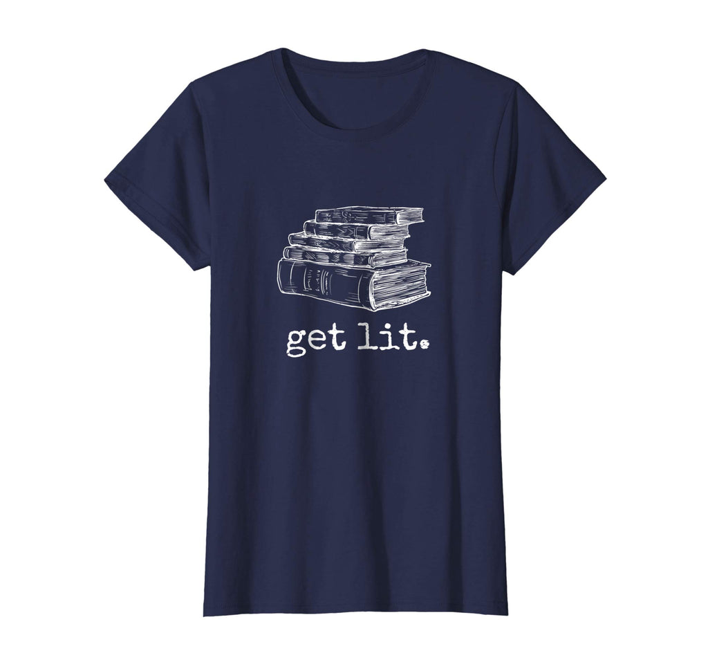 Get Lit with Books Funny Meme T Shirt