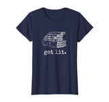 Get Lit with Books Funny Meme T Shirt
