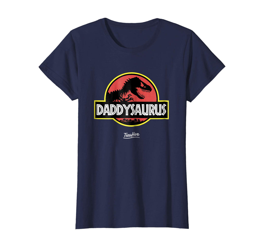 Daddysaurus Funny Daddy Dinosaur Dad Dinosaur Pun T Shirt