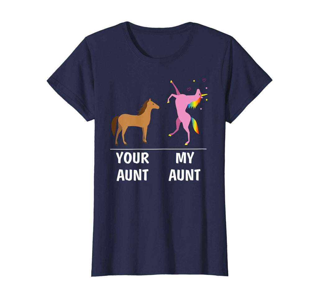 Your Aunt Horse My Aunt Unicorn Funny T Shirt For Kids Tees