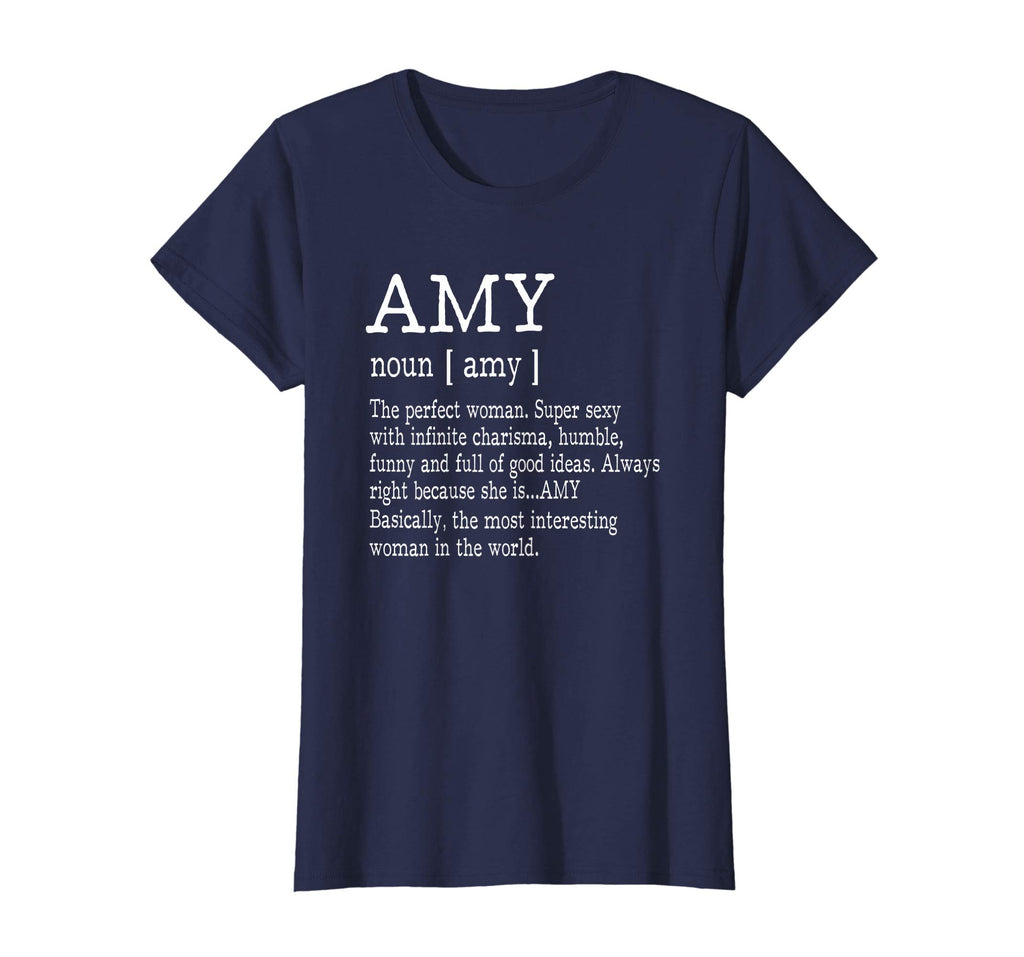 Adult Definition - First Name Amy - Ladies T-Shirt Funny