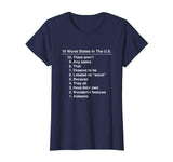 Alabama Is The Worst State Ever Funny T-Shirt