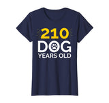 30th Birthday Gift Shirt, Funny 210 Dog Years Old T-Shirt