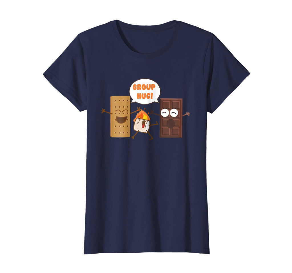 Group Hug Funny Smores Chocolate Marshmallow Camping T-Shirt