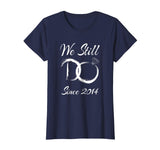 4th Wedding Anniversary Funny Tshirt For Married Couples