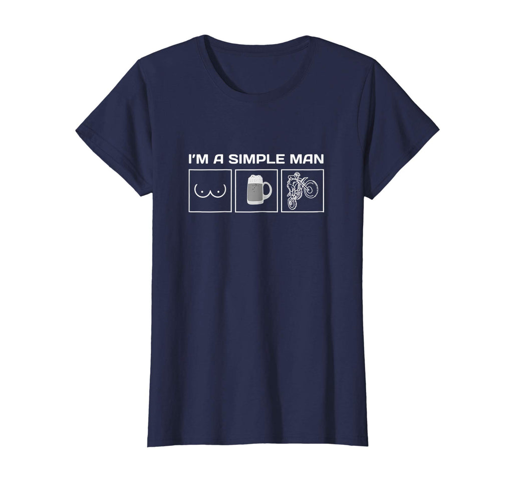 Boobs Beer Funny Motocross T-shirt Dirt Bike Racer Dad MotoX