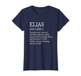 Adult Definition - First Name Elias Men T-Shirt Funny